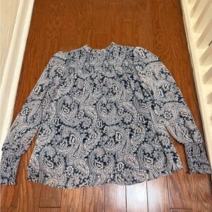 Cinq à Sept‎ Stephanie Paisley Blouse XS | Smocked